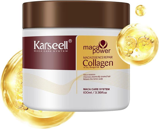 Karseell Maca Essence Repair Collagen for Dry, Damaged Hair 500ml