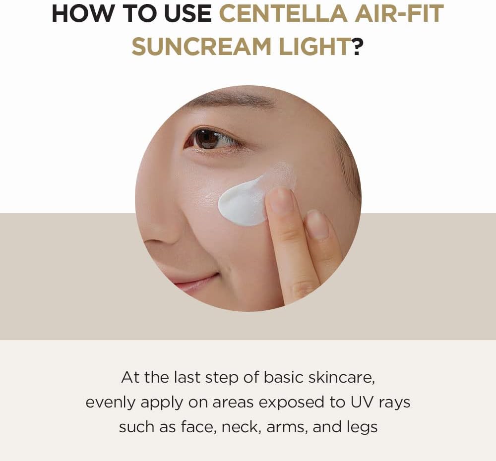 SKIN1004 Madagascar Centella Air-Fit Sun Cream Light