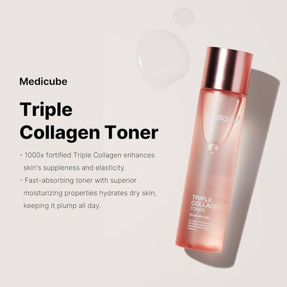 Medicube+ Triple Collagen Toner (140ml)
