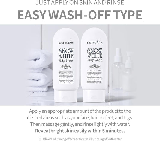 Secret Key Snow White Milky Pack 200g