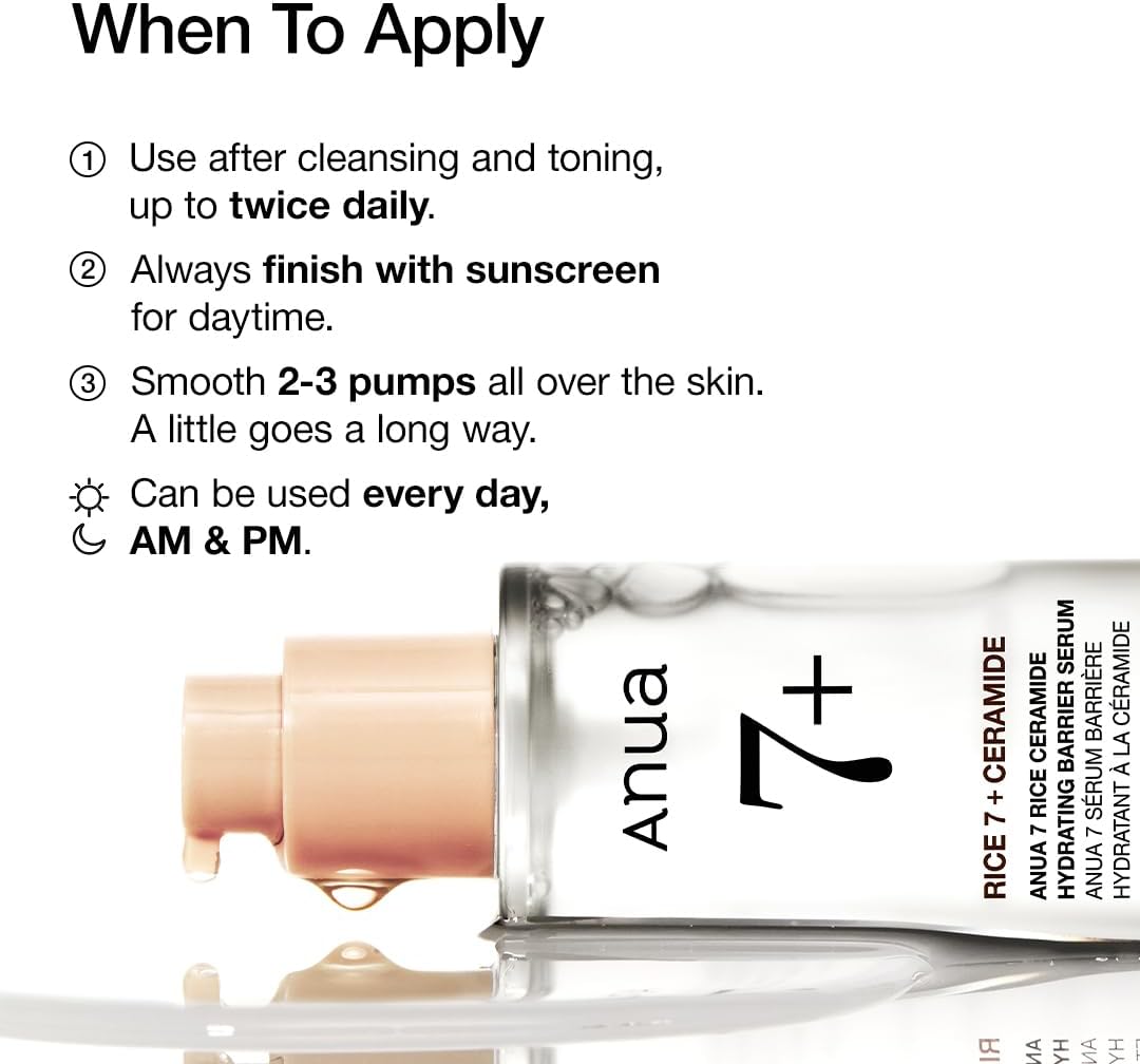 Anua - 7 Rice Ceramide Hydrating Barrier Serum 50ml