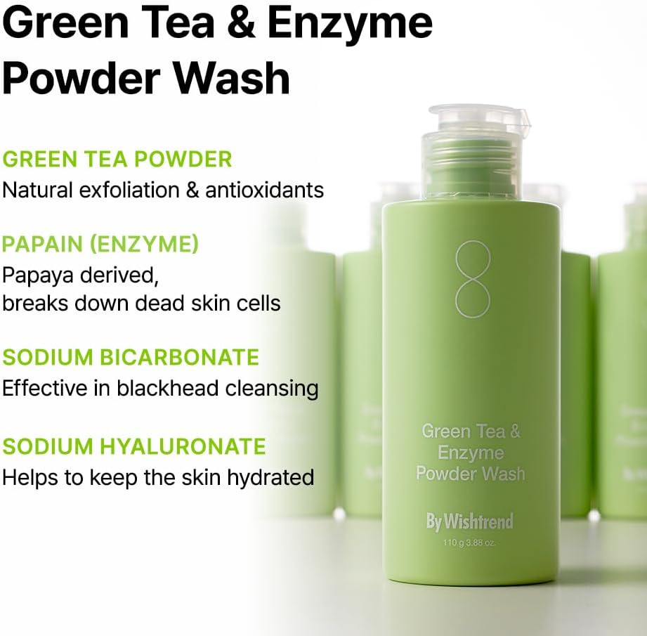 By Wishtrend Green Tea & Enzyme Powder Wash Jumbo