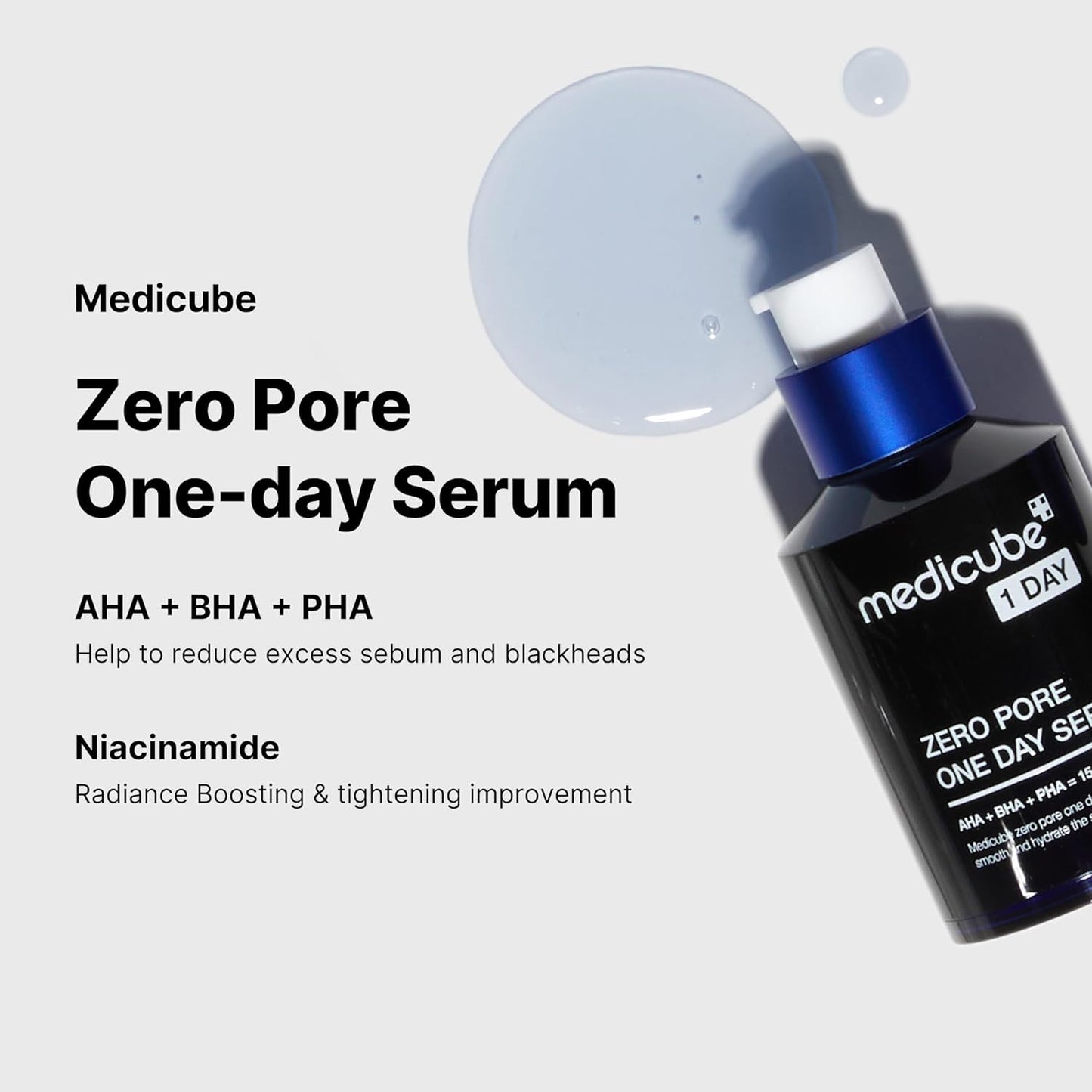 Medicube+ Zero Pore One Day Serum (30ml)