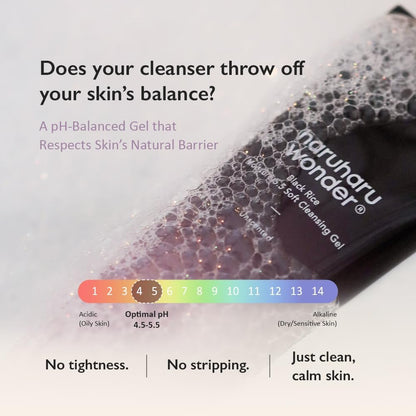 Haruharu Wonder Black Rice Moisture 5.5 Soft Cleansing Gel
