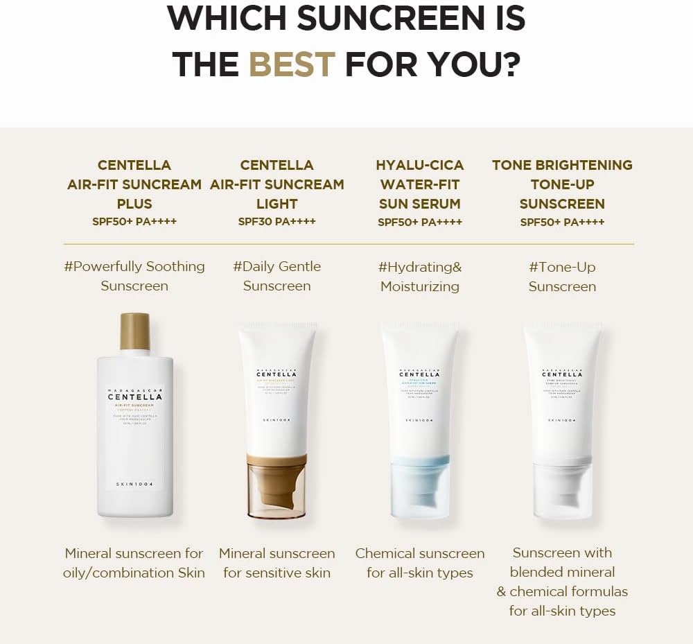 SKIN1004 Madagascar Centella Air-Fit Sun Cream Light