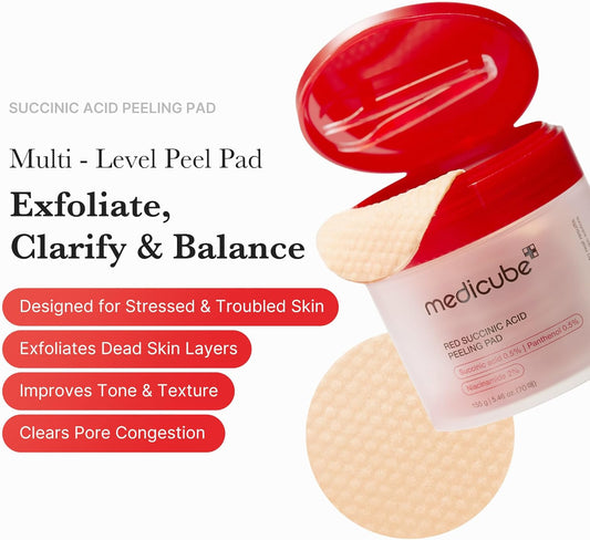 Medicube+ Red Succinic Acid Peeling Pad (70 pads)