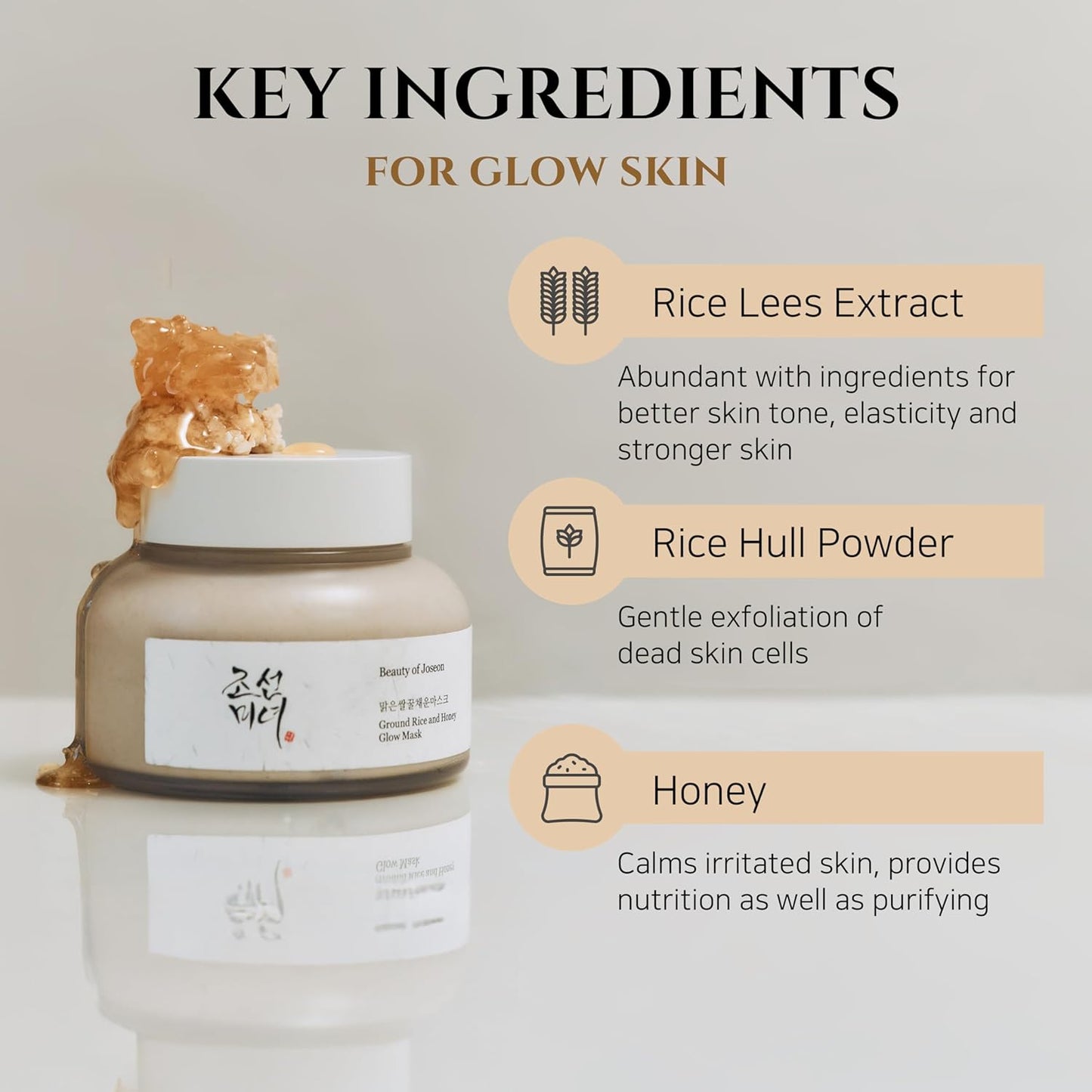 Beauty of Joseon – Ground Rice & Honey Glow Mask 150ml