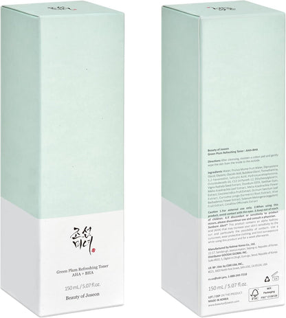 Beauty of Joseon – Green Plum Refreshing Toner (AHA + BHA)