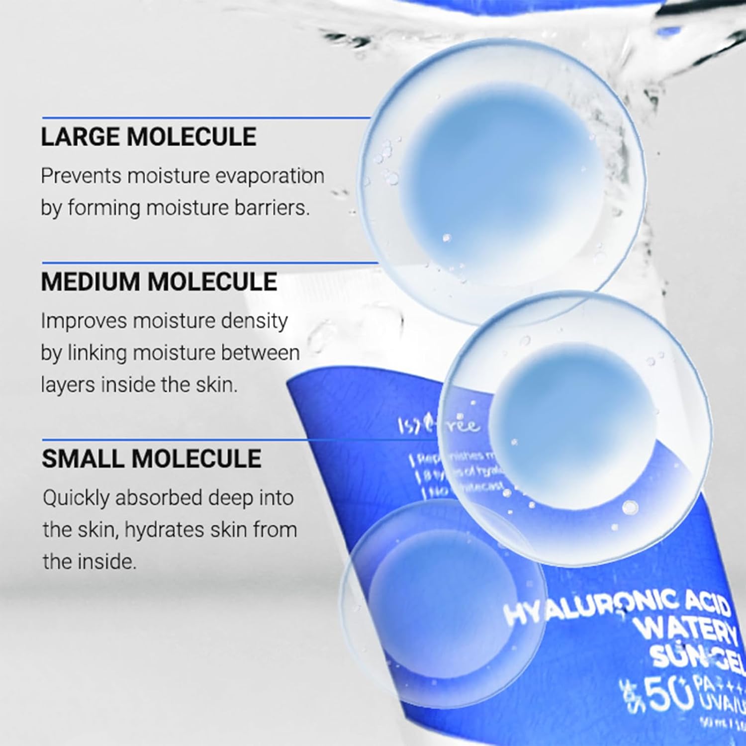 Isntree Hyaluronic Acid Watery Sun Gel 50ml