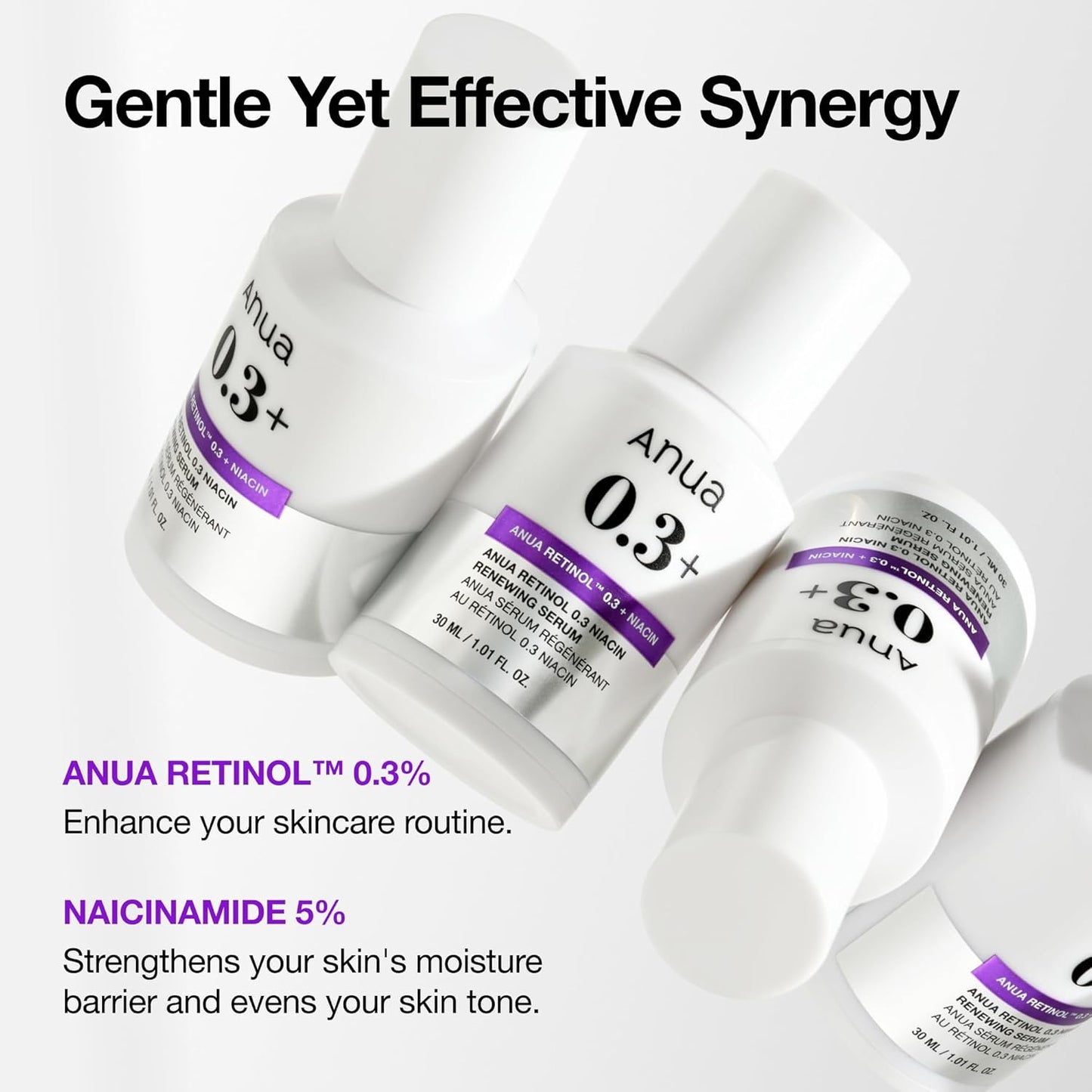 Anua - Nano Retinol 0.3% + Niacin Renewing Serum 30ml