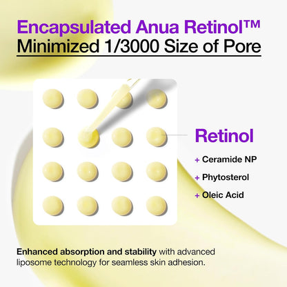 Anua - Nano Retinol 0.3% + Niacin Renewing Serum 30ml