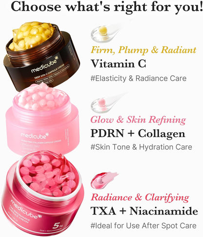 Medicube+ PDRN Pink Collagen Capsule Cream