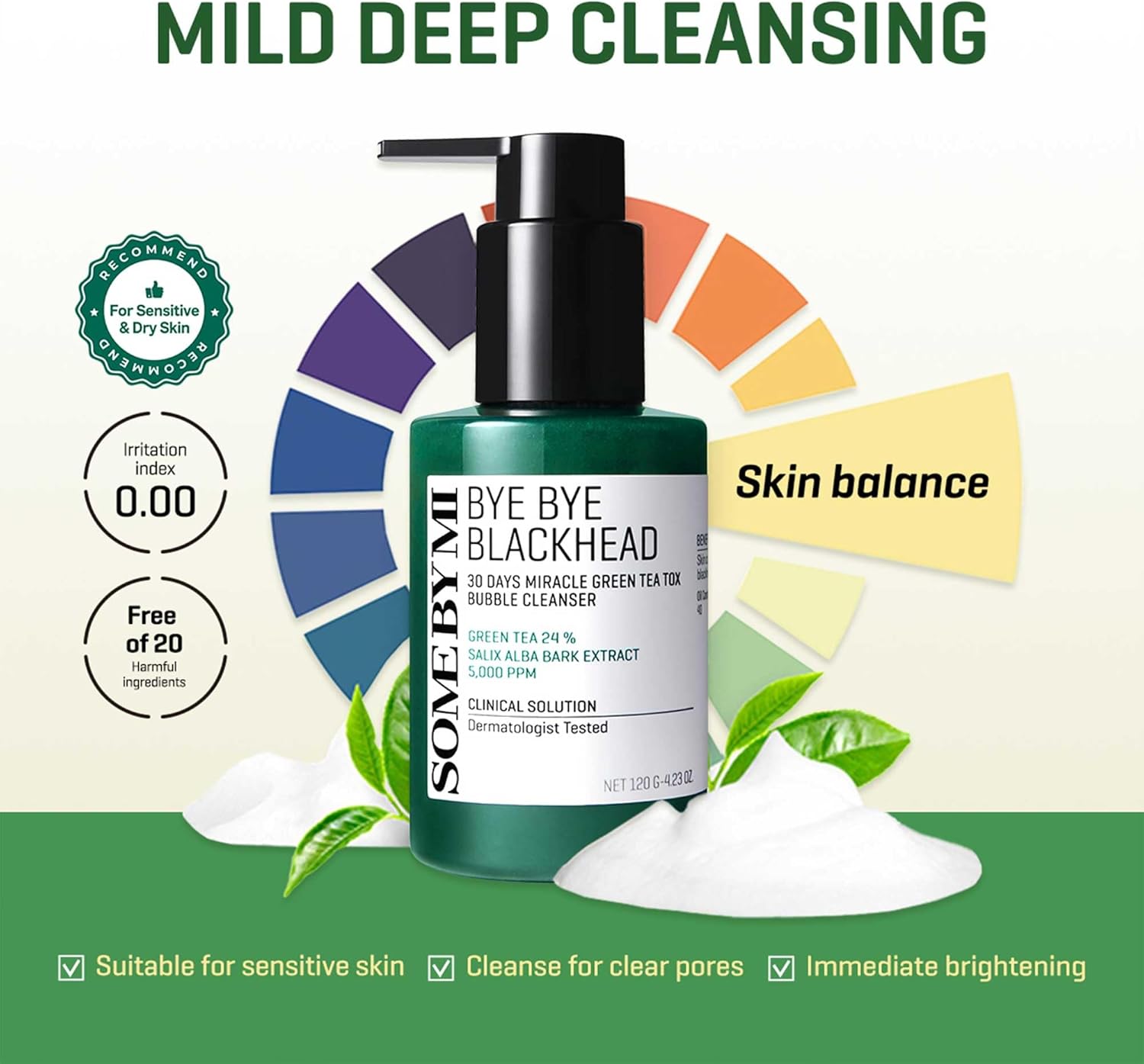 Some By Mi Bye Bye Blackhead 30 Days Miracle Green Tea Tox Bubble