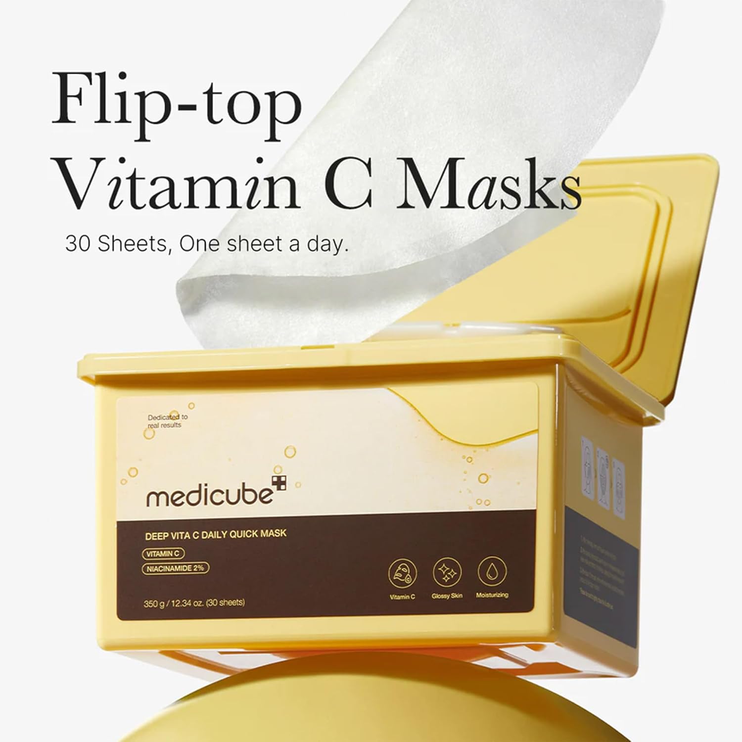 Medicube+ Deep Vita C Glutathione Brightening Mask