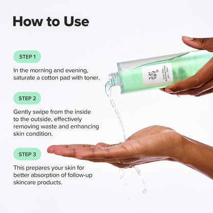 Beauty of Joseon – Green Plum Refreshing Toner (AHA + BHA)