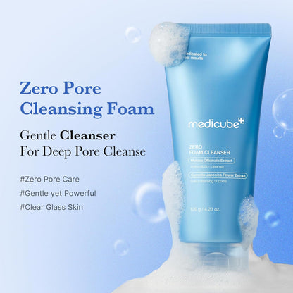 Medicube+ Zero Foam Cleanser (120ml)