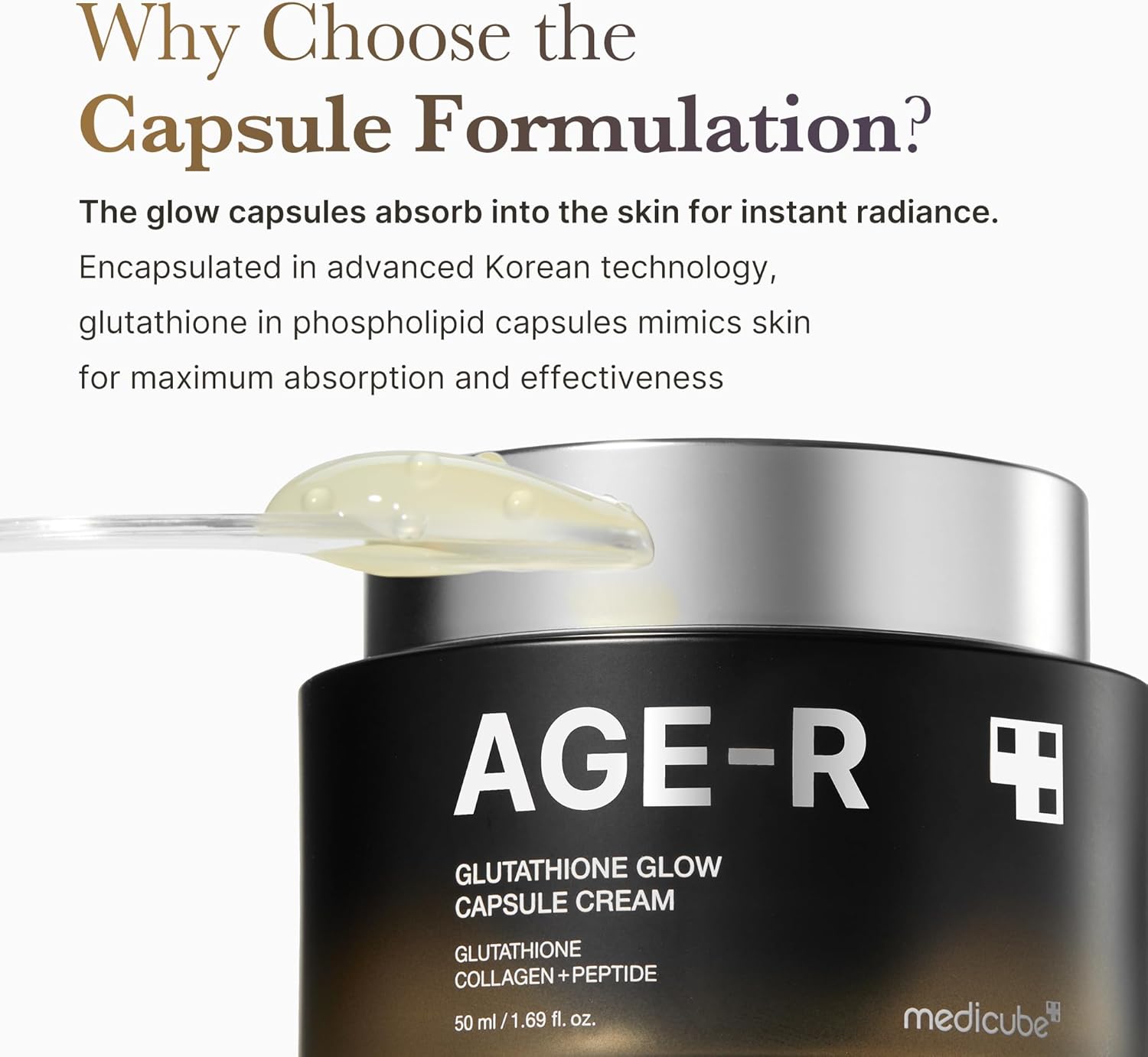 Medicube+ AGE-R Glutathione Glow Capsule Cream