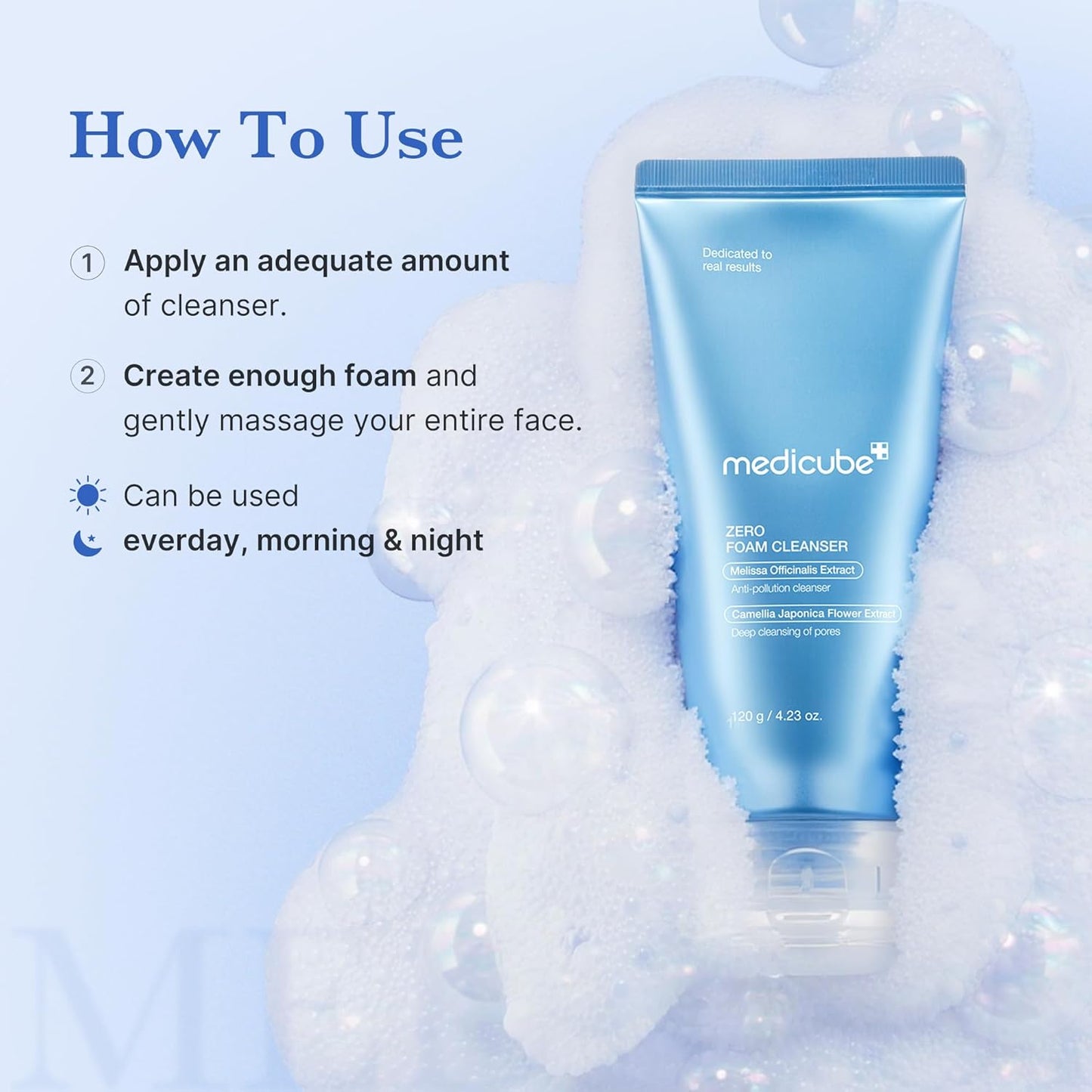 Medicube+ Zero Foam Cleanser (120ml)