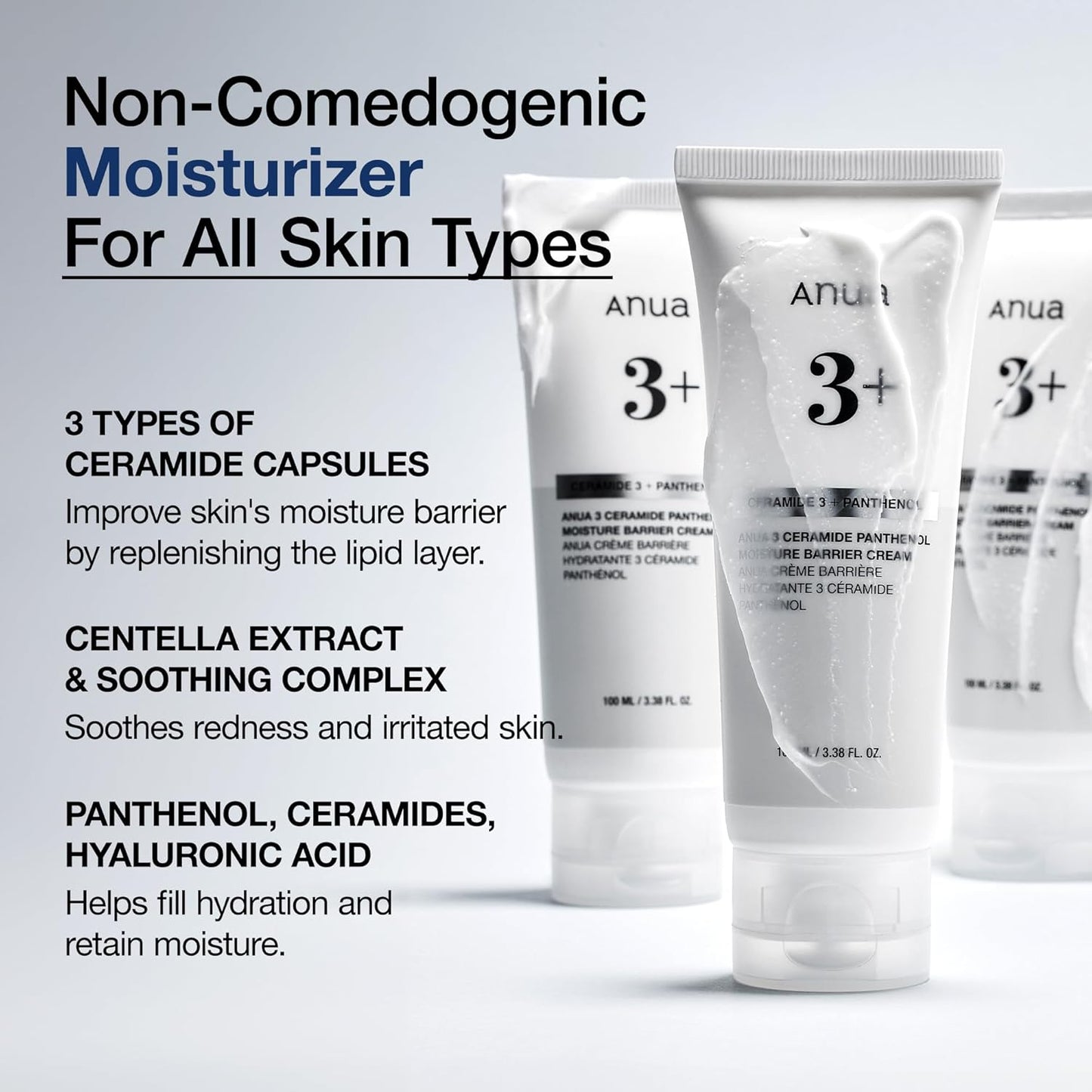 Anua - 3 Ceramide Panthenol Moisture Barrier Cream 100ml