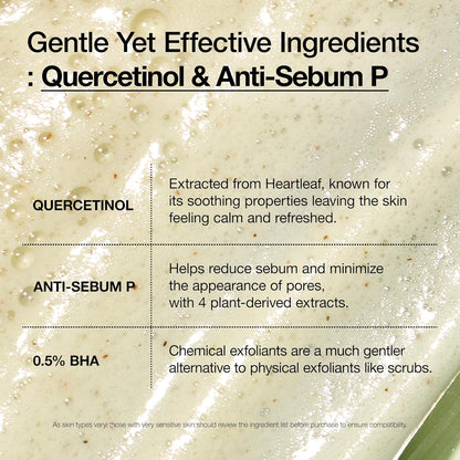 Anua - Heartleaf Quercetinol Pore Deep Cleansing Foam 150ml