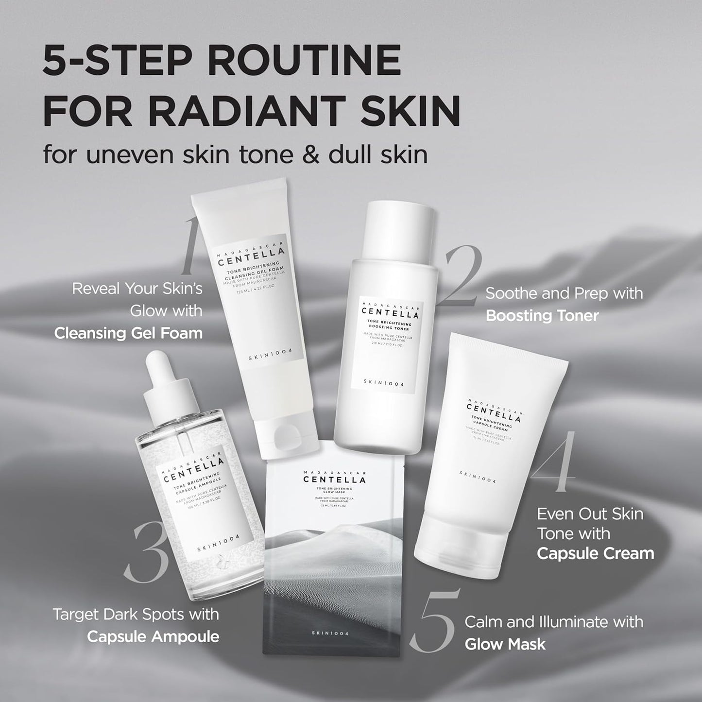 SKIN1004 Madagascar Centella Tone Brightening Capsule Ampoule Mini