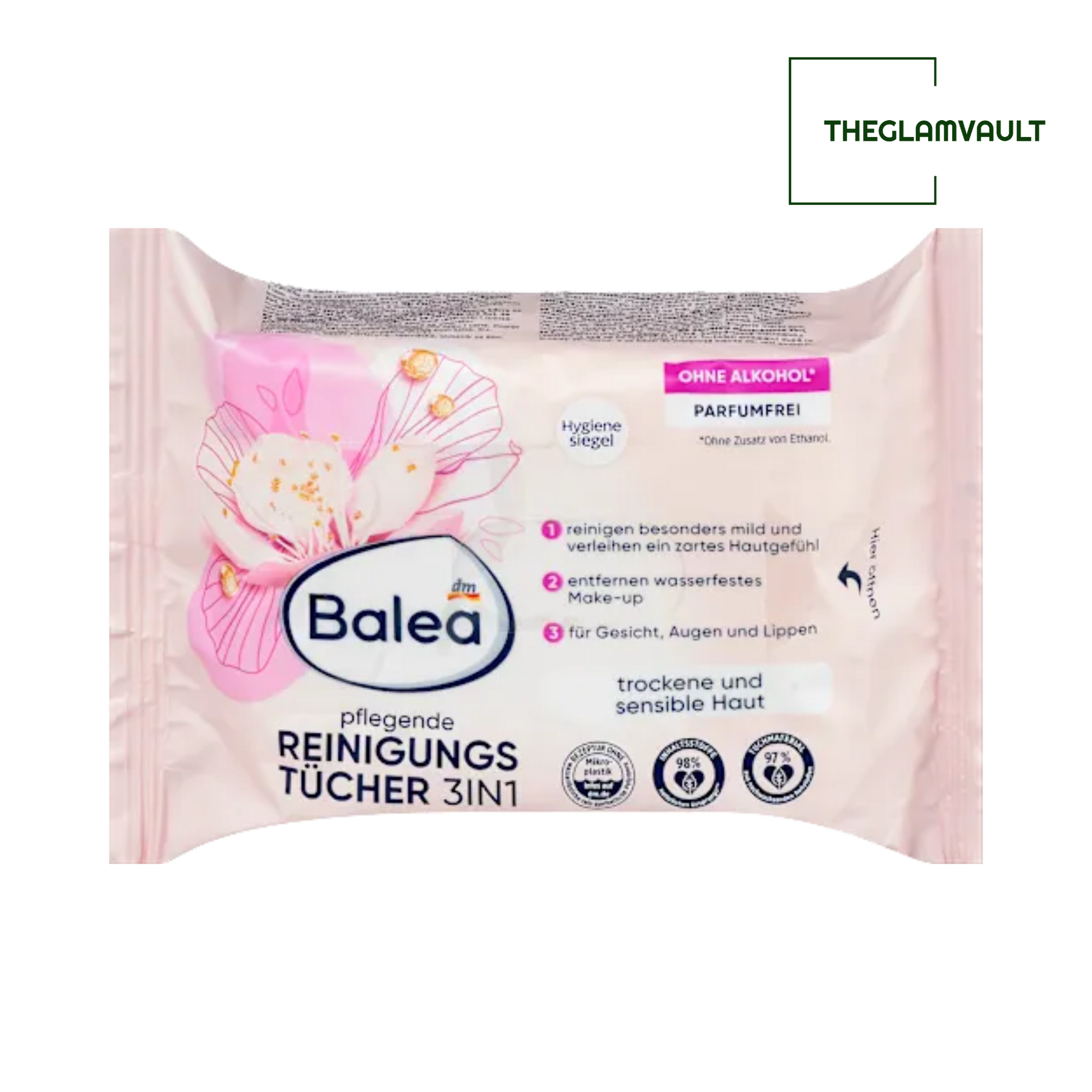 Abschminktücher Pflegend 3in1, 25 St