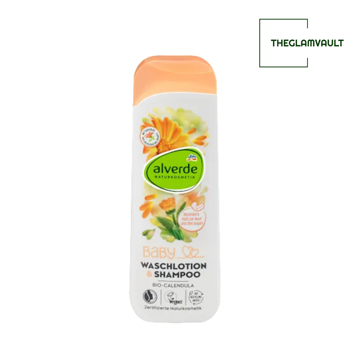 Alverde Baby Wash Lotion & Shampoo Calendula