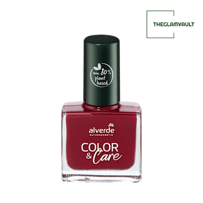 Alverde Color & Care Nail Polish 200 Red Wine