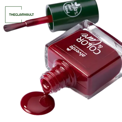 Alverde Color & Care Nail Polish 200 Red Wine