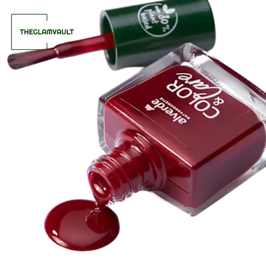 Alverde Color & Care Nail Polish 200 Red Wine