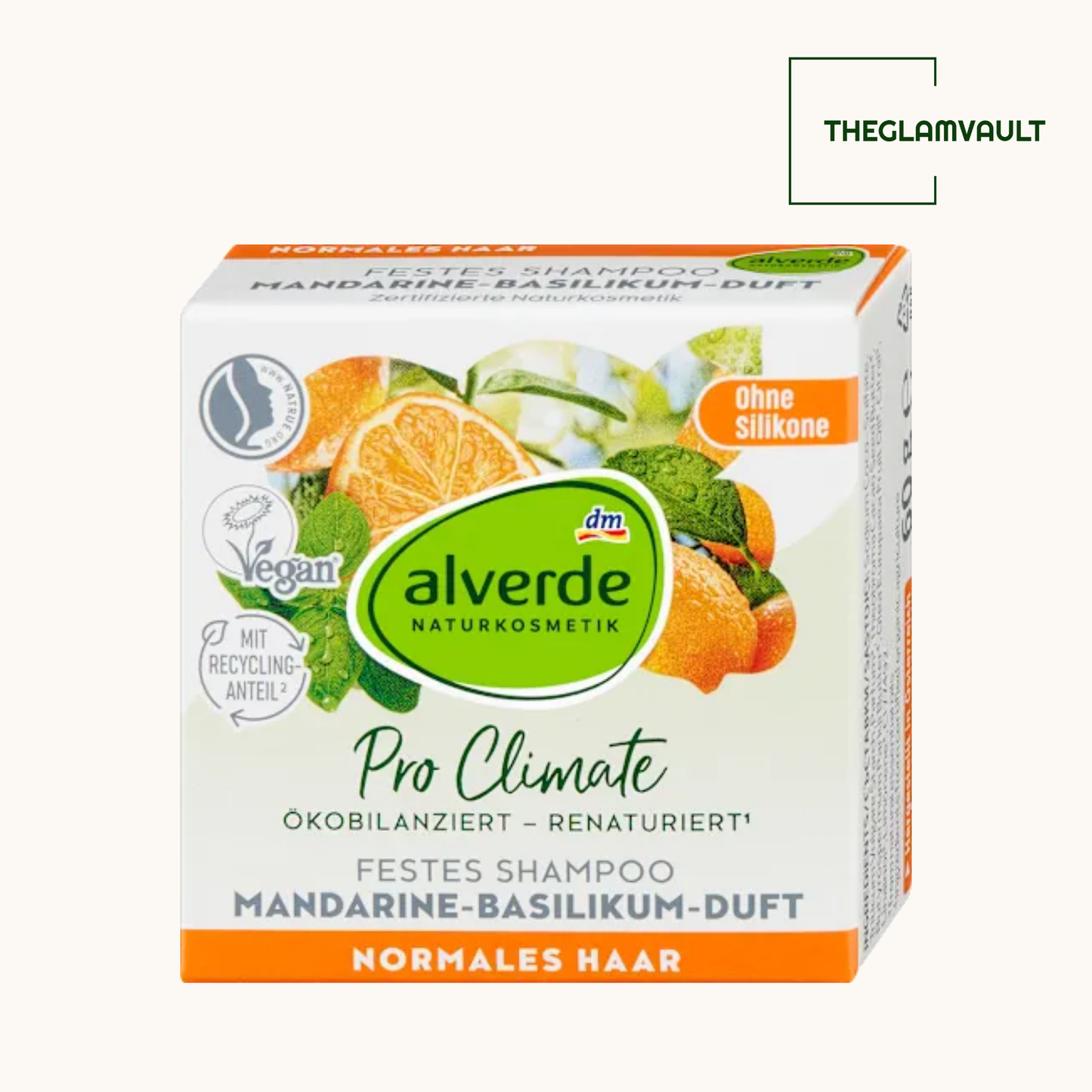 Alverde Pro Climate Solid Shampoo Mandarin & Basil