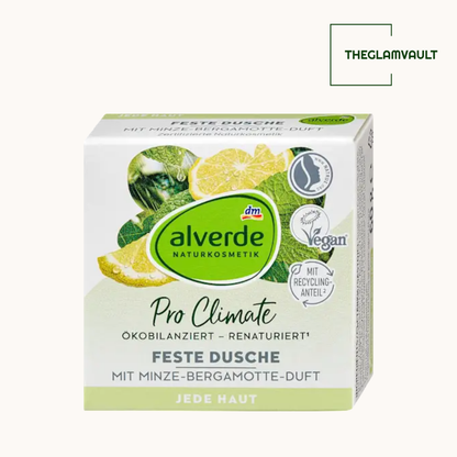 Alverde Pro Climate Solid Shower Bar Mint & Bergamot