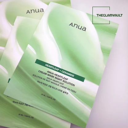 Anua - Heartleaf Cream Mask Night Solution Pack