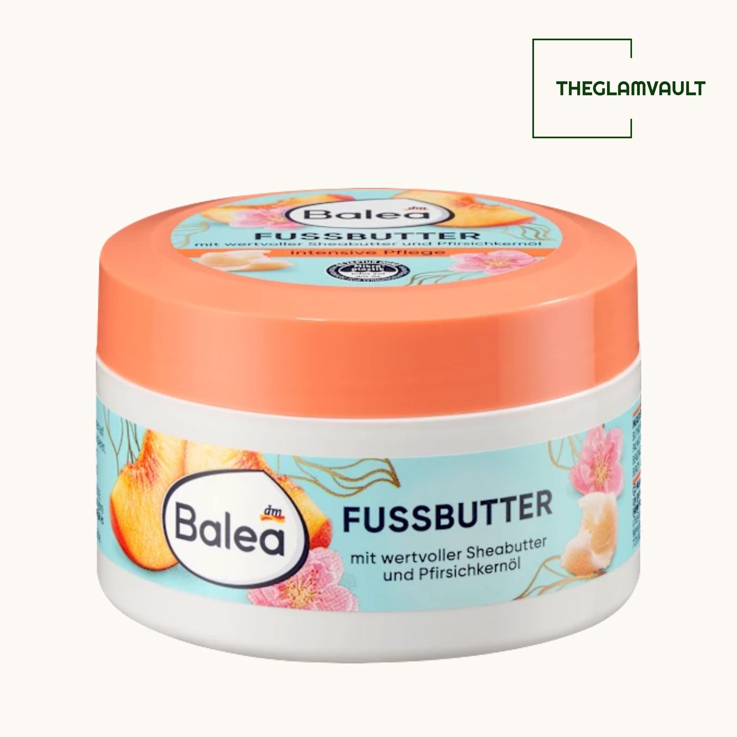 Balea Foot Butter Shea Butter & Peach Kernel Oil, 150 ml