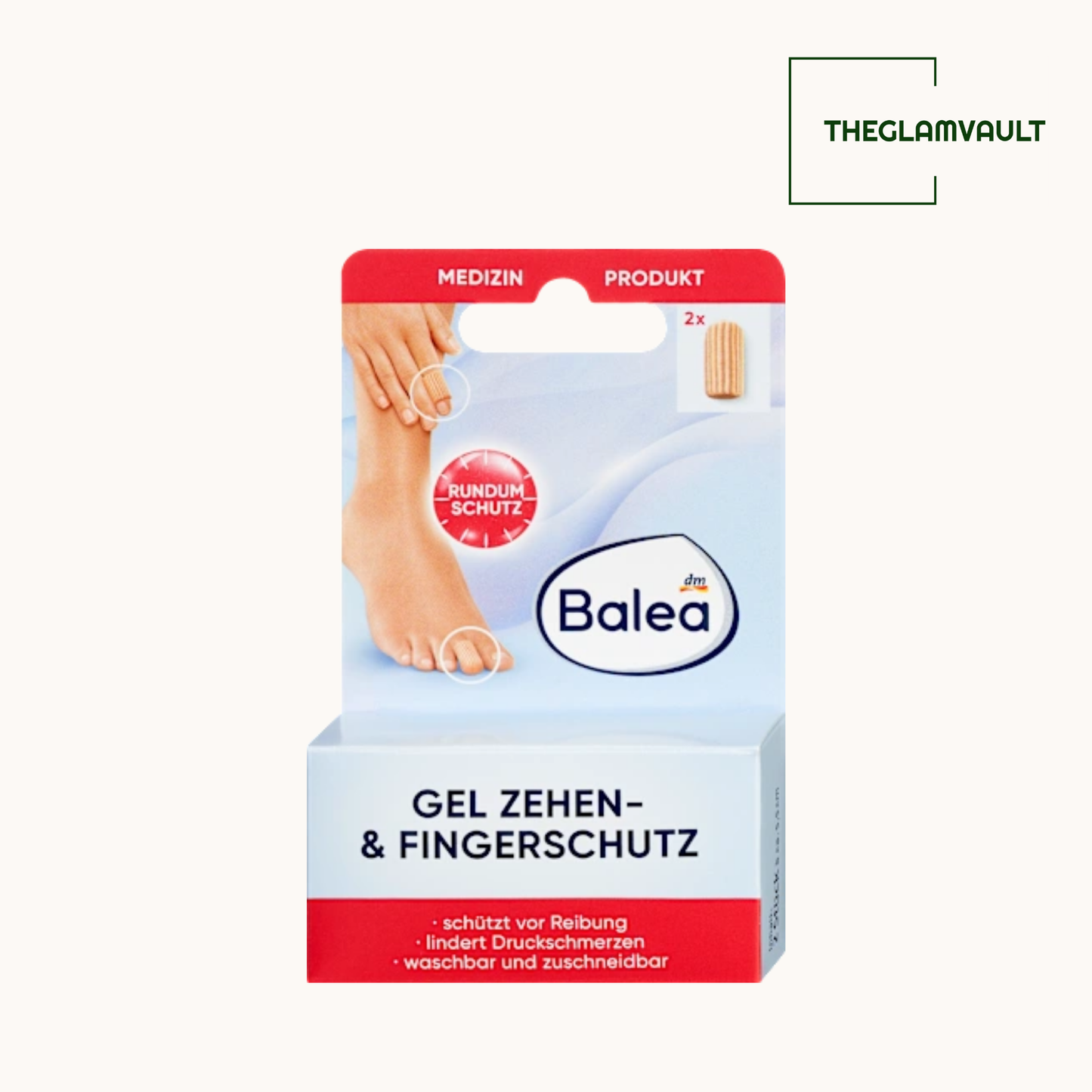 Balea Gel Toe & Finger Protector, 2 pcs (Medical Product)
