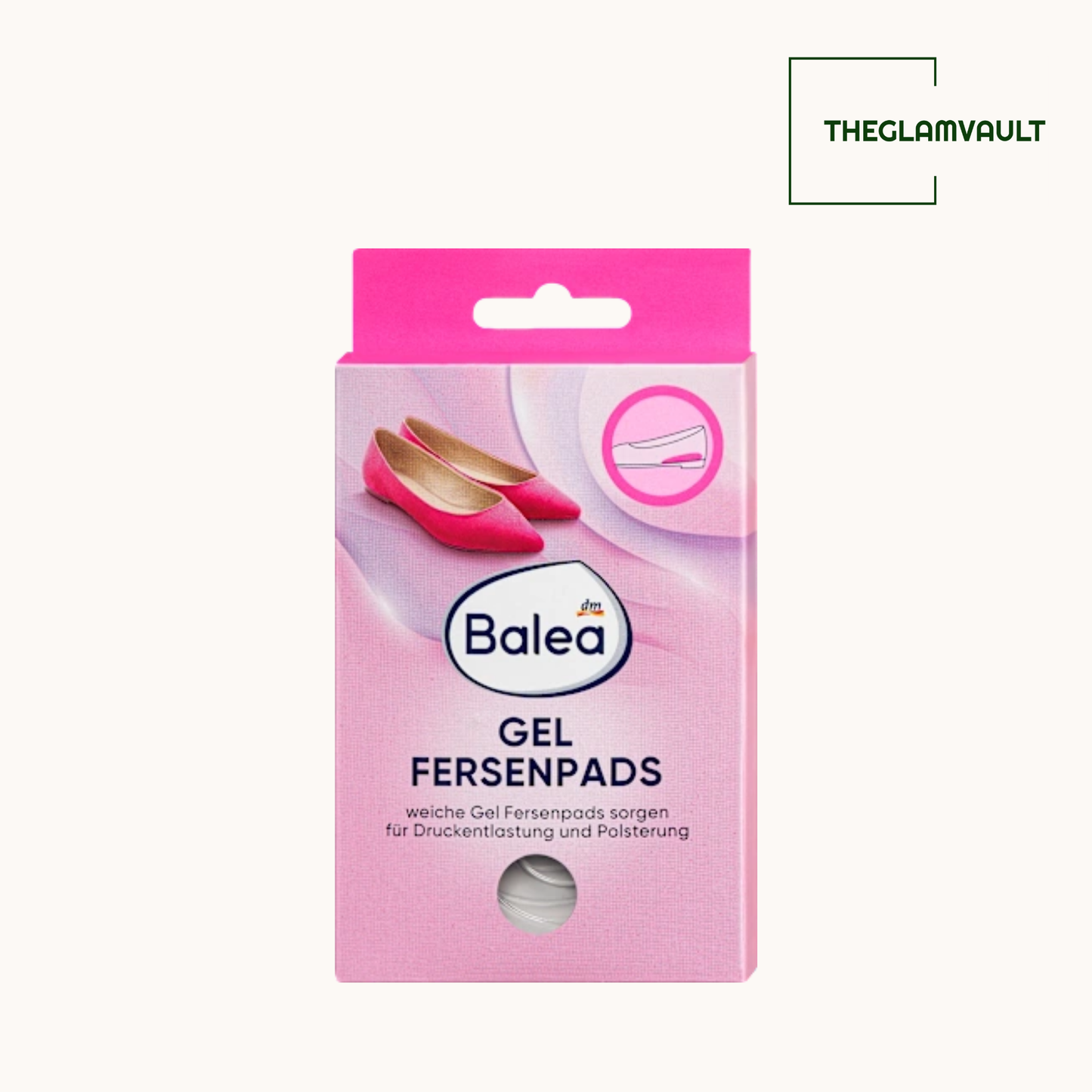 وسادات جل باليا لحماية الكعب من الضغط (الجزء السفلي)، قطعتان