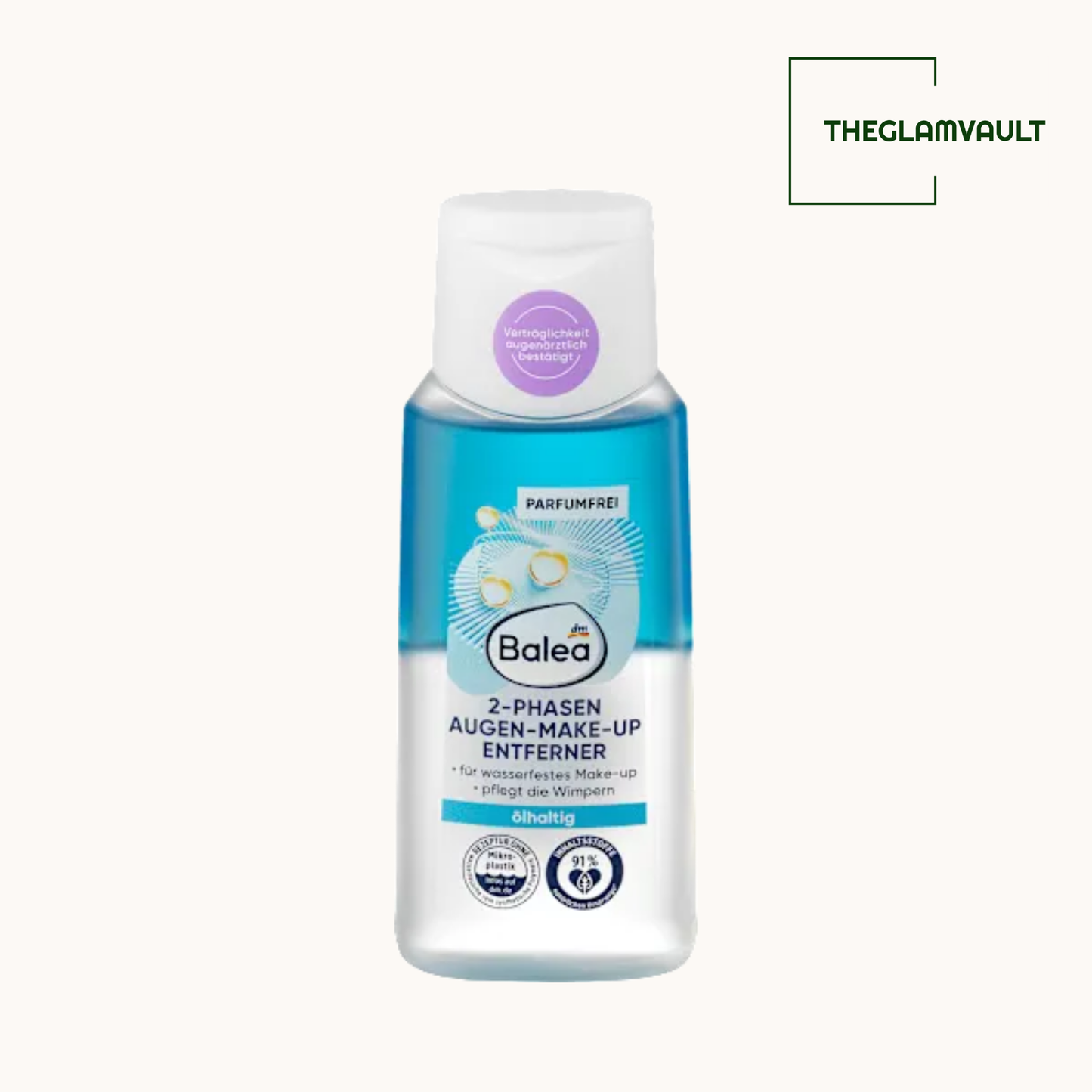 Balea 2-Phase Eye Makeup Remover, 100 ml