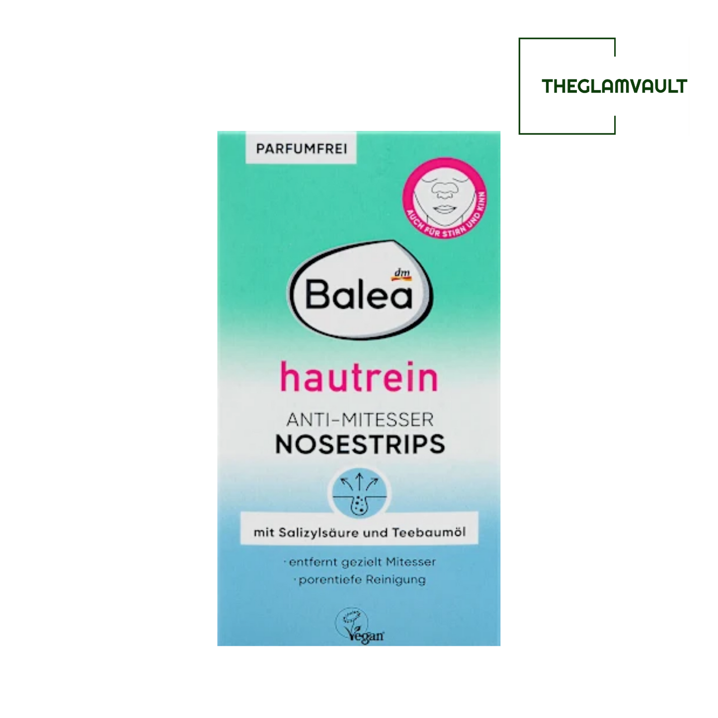 Balea Anti-Blackhead Nose Strips Clear Skin, 3 pcs