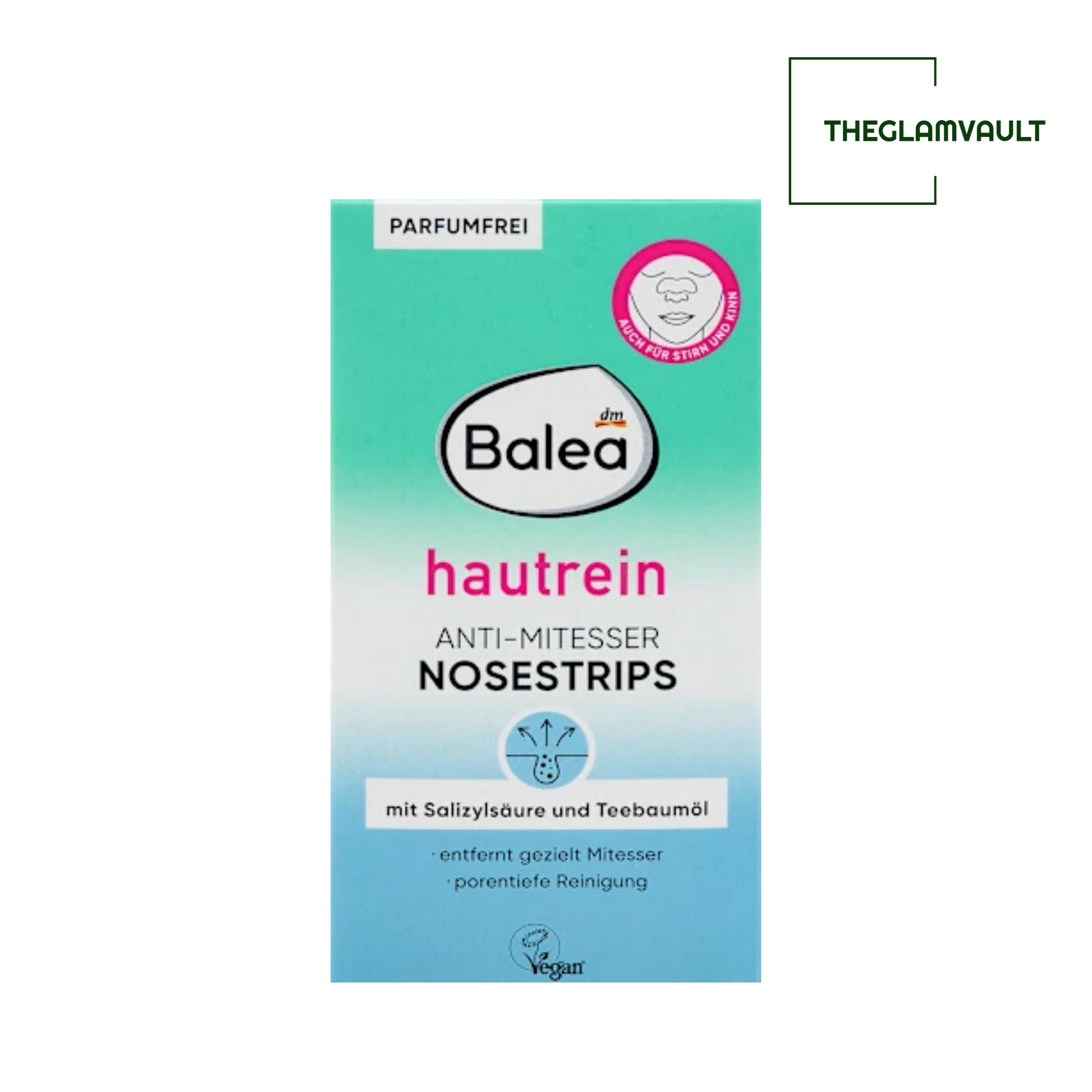 Balea Anti-Blackhead Nose Strips Clear Skin, 3 pcs