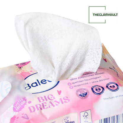 Balea Big Dreams Facial Cleansing Wipes, 25 pcs