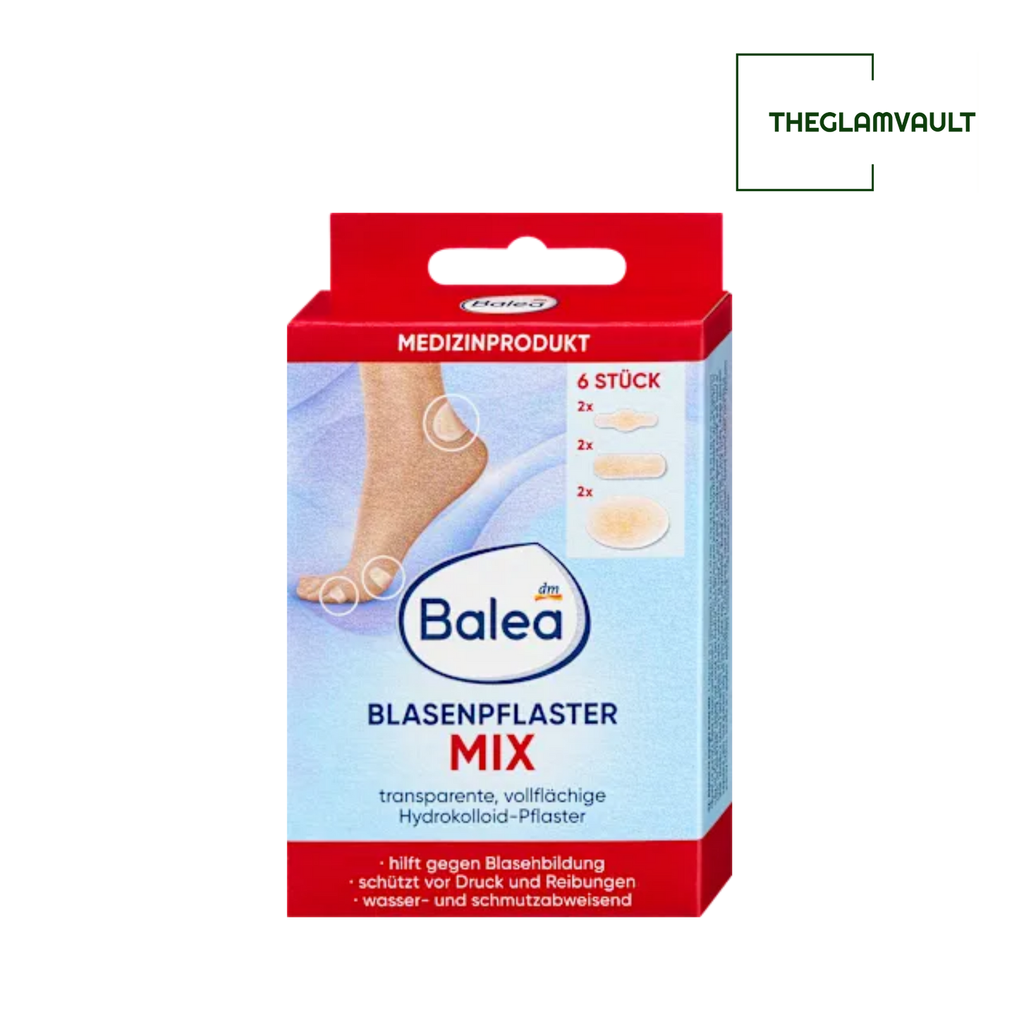 Balea Blister Plaster Mix, 6 pcs (Medical Product)