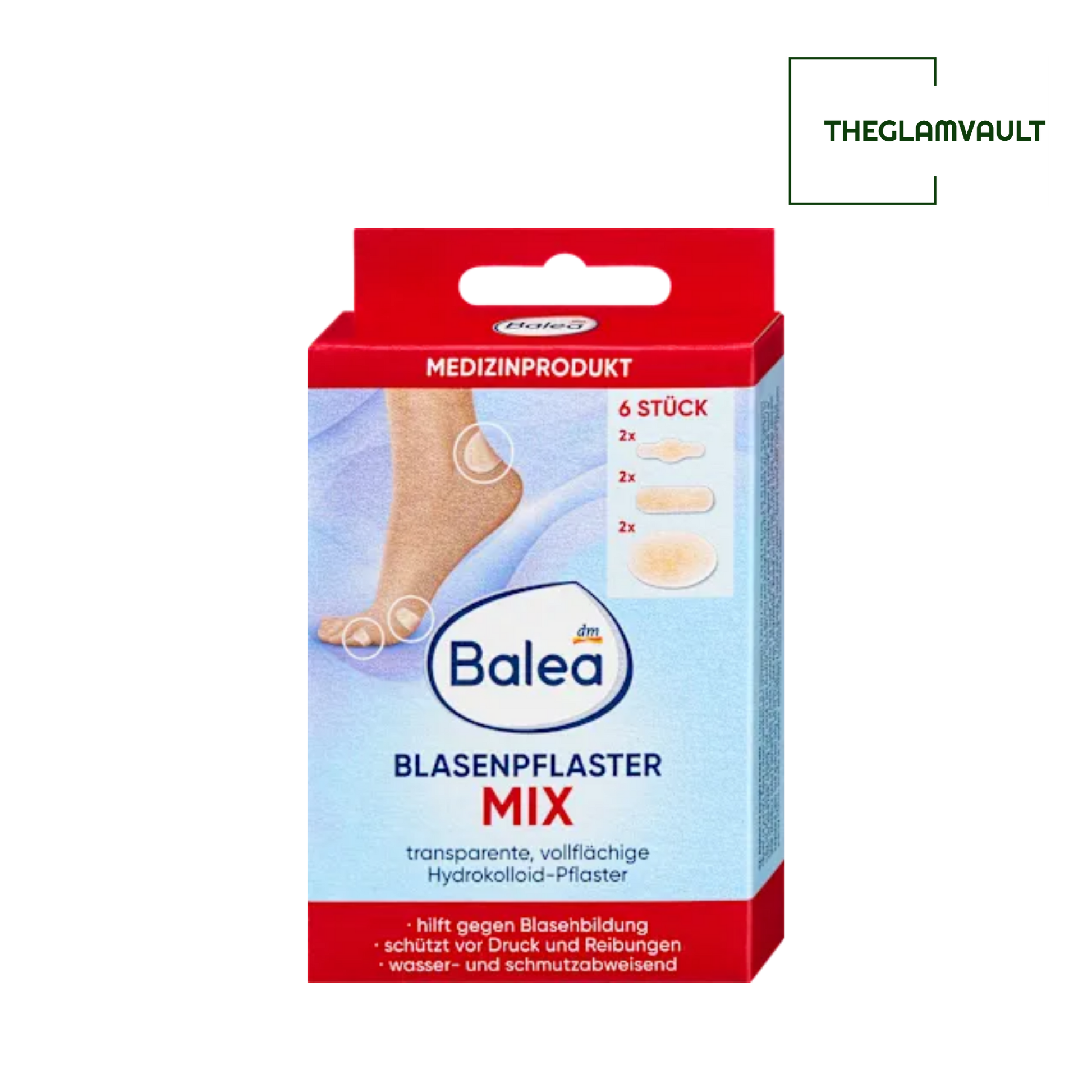 Balea Blister Plaster Mix, 6 pcs (Medical Product)