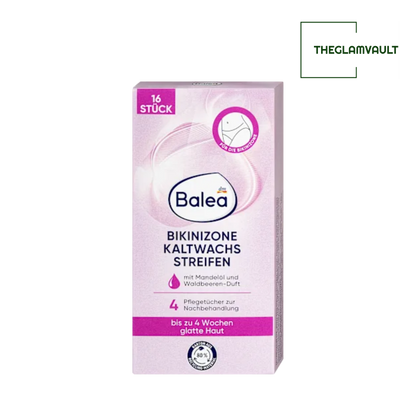 Balea Cold Wax Strips Bikini Zone, 16 pcs