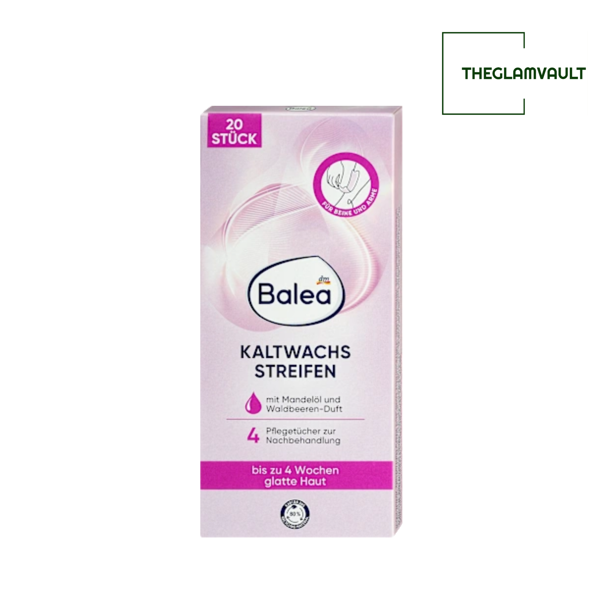 Balea Cold Wax Strips Body, 20 pcs