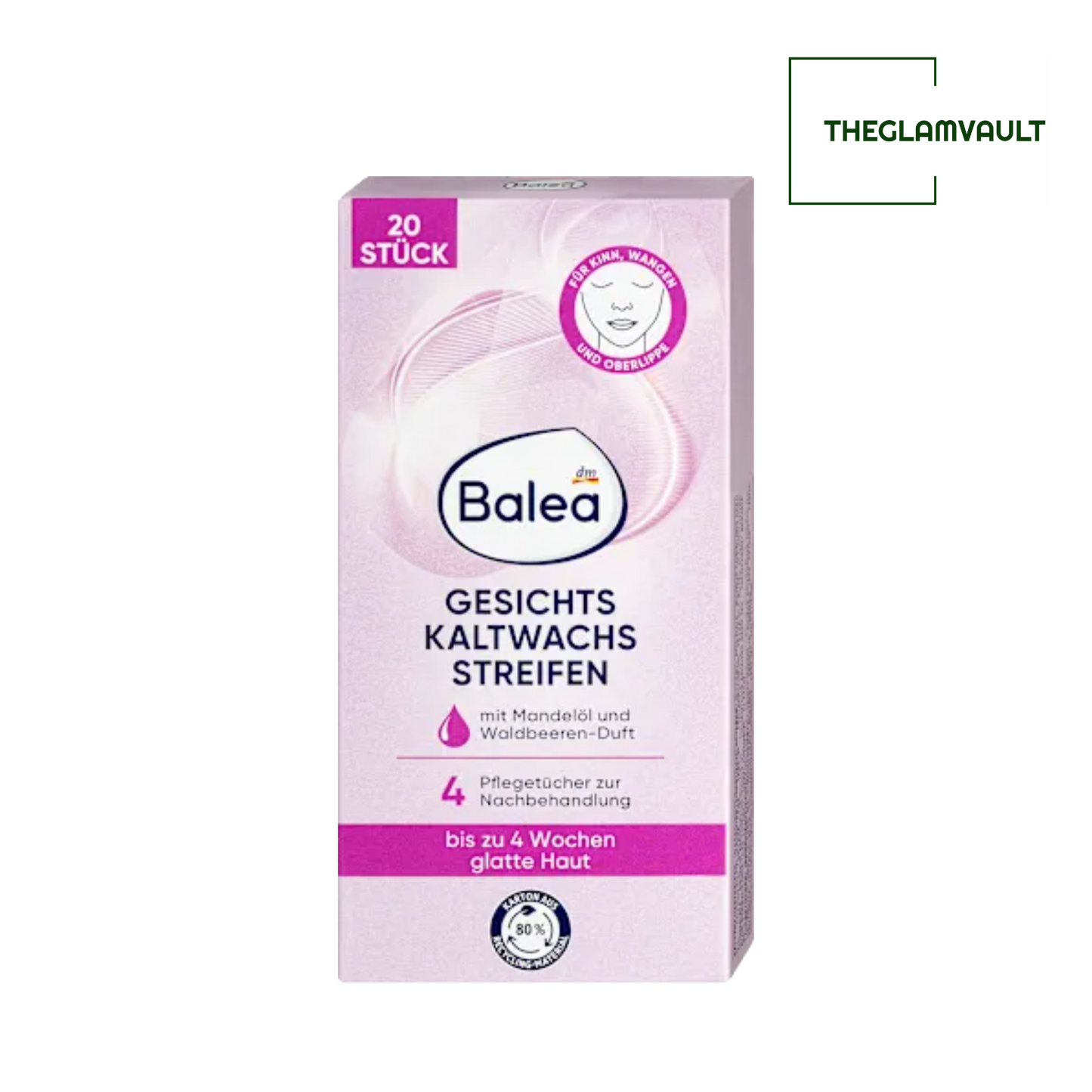 Balea Cold Wax Strips Face, 20 pcs