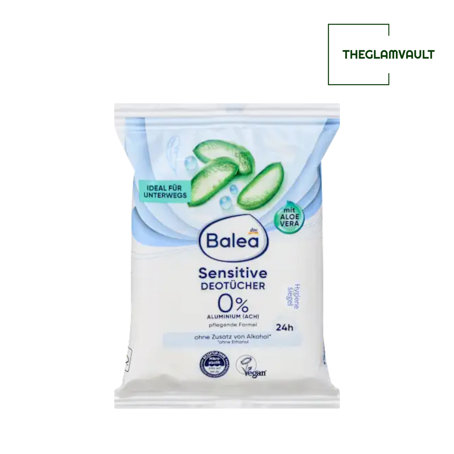 Balea Deodorant Wipes Sensitive, 10 pcs