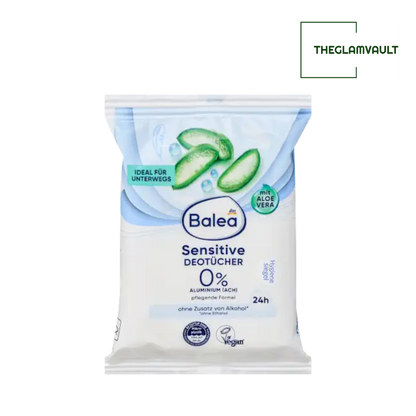 Balea Deodorant Wipes Sensitive, 10 pcs