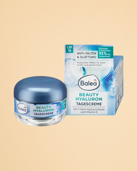 Balea Face Cream Anti-Wrinkle Beauty Hyaluron SPF 15, 50 ml