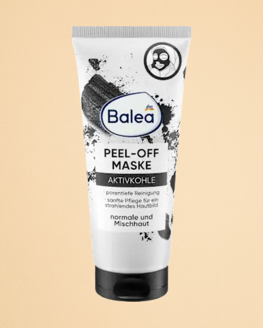Balea Face Mask Peel-Off with Activated Charcoal, 100 ml
