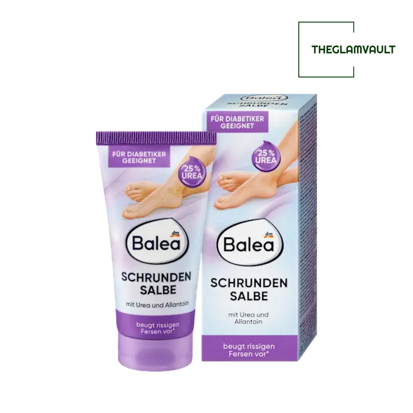 Balea Foot Cream Cracked Heel Balm Urea, 50 ml